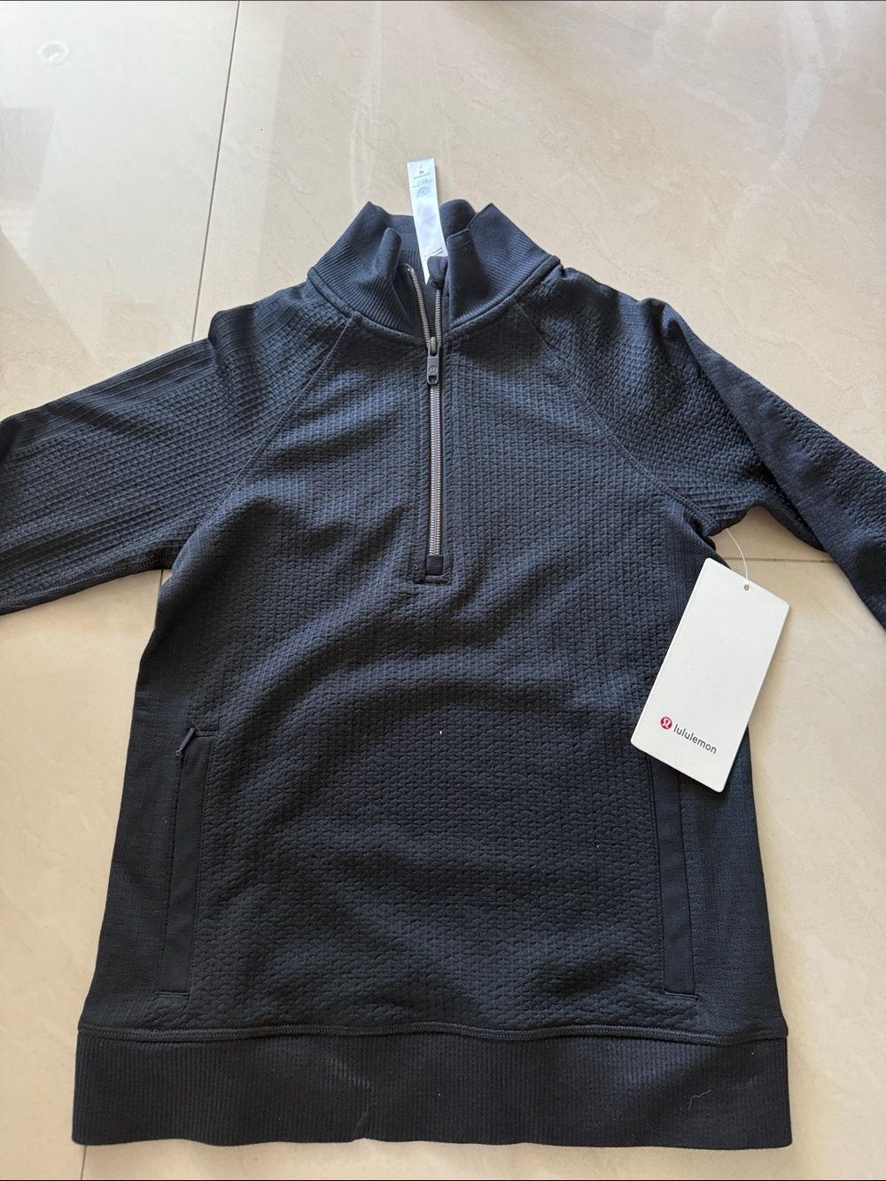 *Lululemon Black Half-Zip Pullover